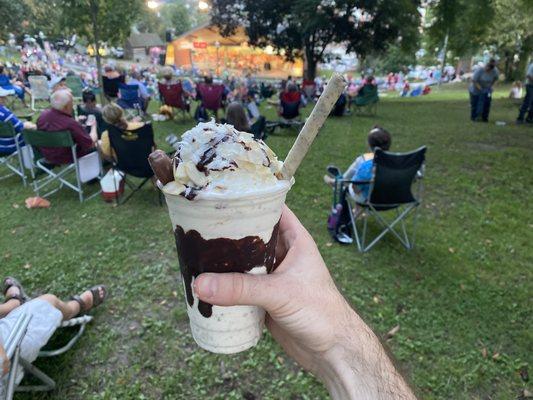 Almond Joy milkshake