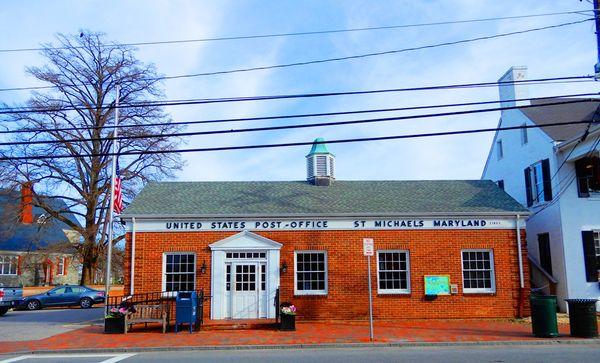 Post Office, St. Michaels, MD -- storefront