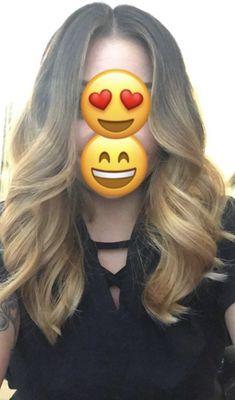 Balayage cut and style