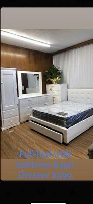 Full bed with mattress $699