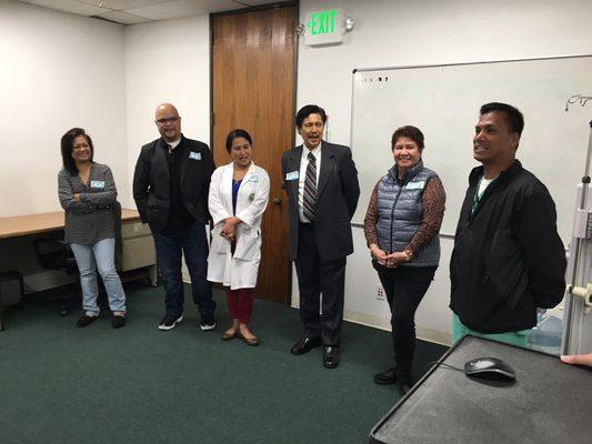 Faculty of NCNA presenting at the Open House