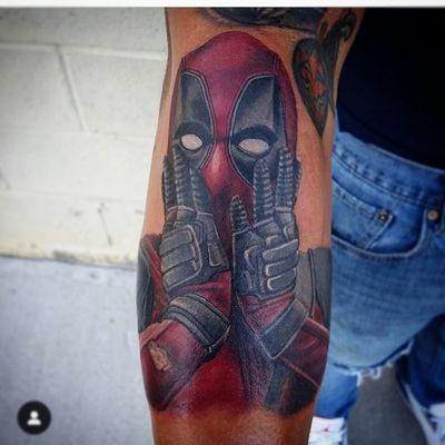 Deadpool tattoo by Mike