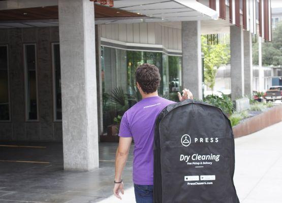 Delivered laundry & dry cleaning to your home or business