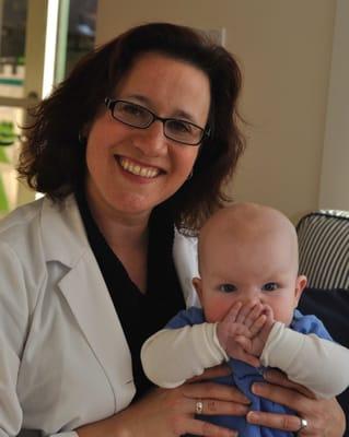 Happy Milk for Happy Babies!
 Don't worry, I don't wear a lab coat anymore. :)