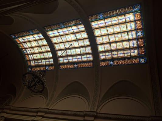 Stained glass ceiling