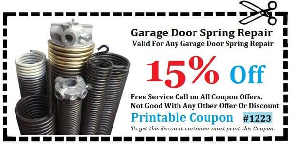 Springs replacement coupon!