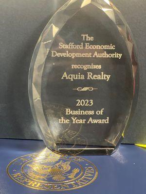 Aquia Realty 2023 Business of the Year