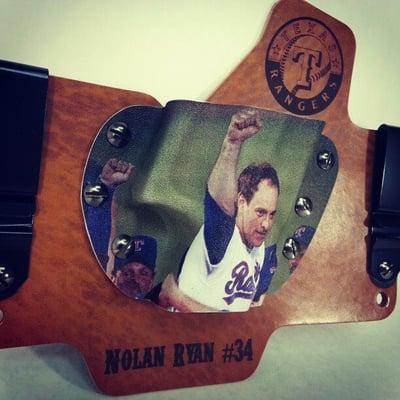 Nolan Ryan's custom holster from White Hat