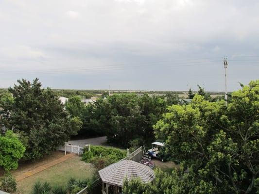 View from Pam's rooftop deck