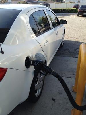 Filling up my ga$ $aver ....