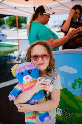 Our Thrive members enjoying Member Appreciation Ice Cream Fridays with free Barking Cow ice cream!