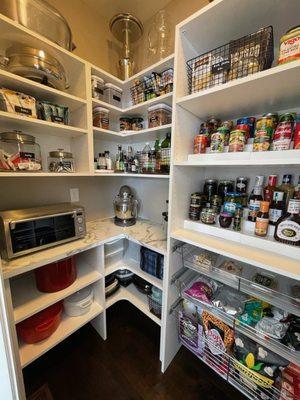 Walk in Pantry Organization