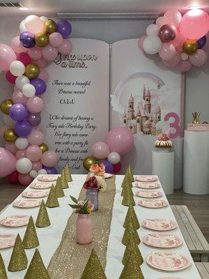 Princess birthday theme