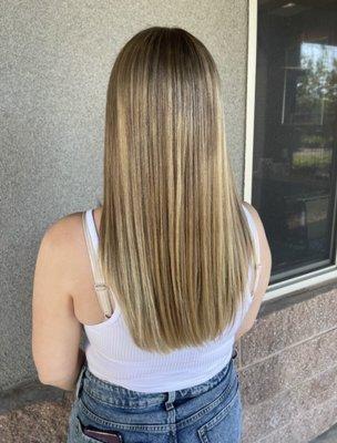 Golden Highlights done by celeste