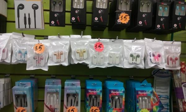 Earphones $5