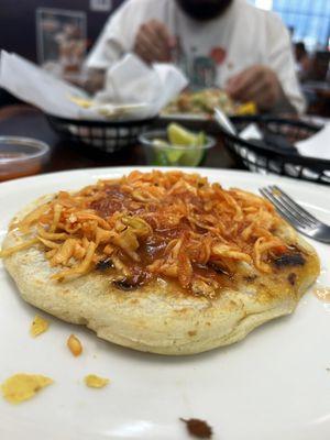 Chicharron and Cheese Pupusa