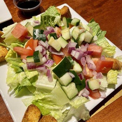 Half  house salad