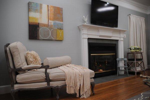 Gray family room