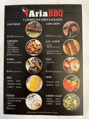 Menu front - 1/2022