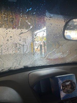 Getting my car washed