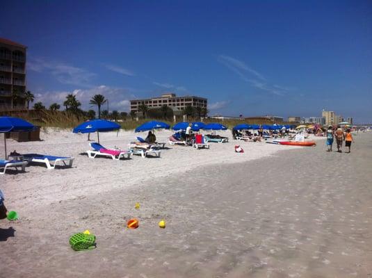 Perfect day on the beach in comfortable chairs!