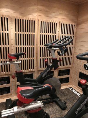 Hot cycling room