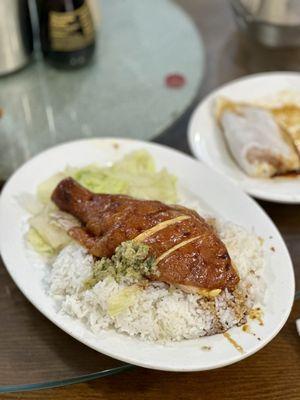 Chicken Leg on Rice