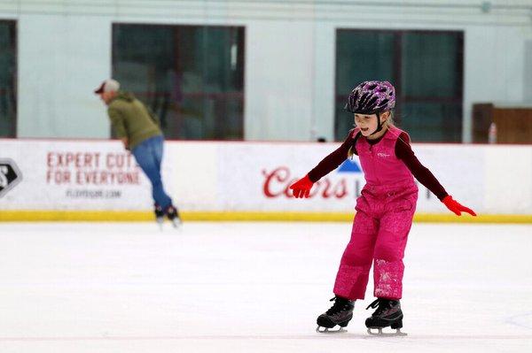 Public skate at Family Sports Ice Arena