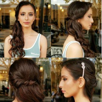 Prom Hair by: Angelica. Follow me on Intagram: angel_orbigoso