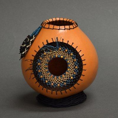 "Sun Dance"- Gourd Basket