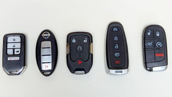 We program Smart keys for push-to-start vehicles