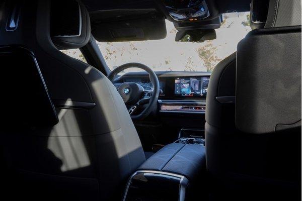 BMW 740i interior