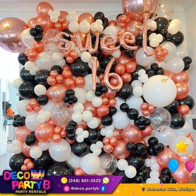 Customized balloons walls service