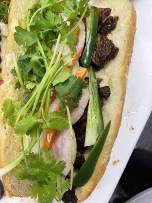 Pork bahn mi