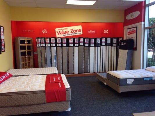 Tons of inexpensive options, 16 between $198- $899. Plus great luxury beds.