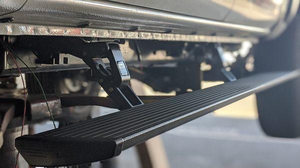 Our technicians can install  power steps if your lifted vehicle is just a tiny bit out of reach.