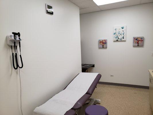 Exam room section