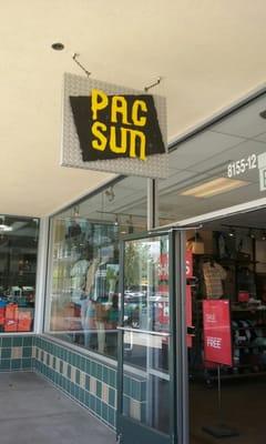 Packed sun sign