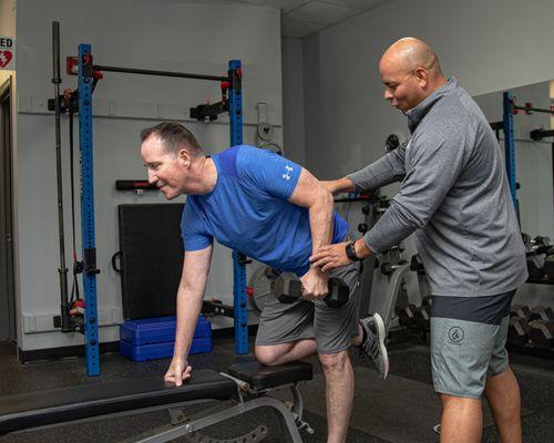 Next Step Fitness specializes in one-on-one personal training.  Our goal is to get each client what they need - safely.