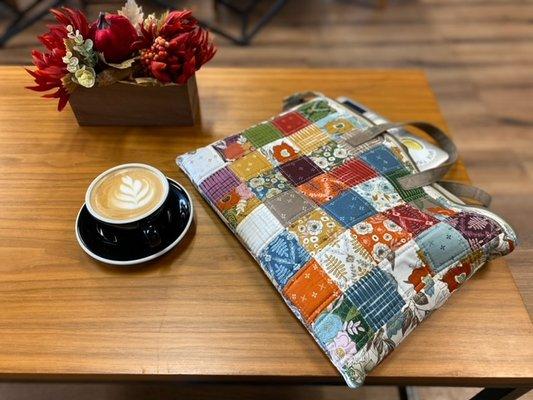 Quilted Laptop Book  Case with Zipper, a perfect accessory to protect your laptop in style! Crafted with a sturdy yet elegant design.