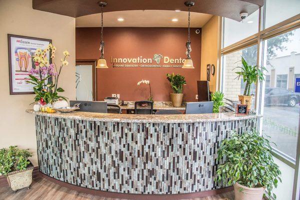 Innovation Dental's Reception Area