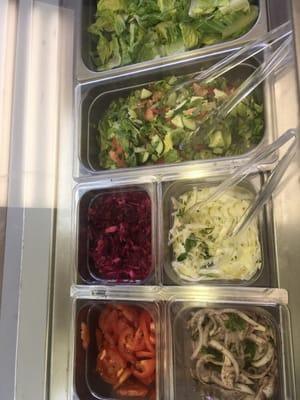 Pick and choose the what to add to your sandwich from our fresh salad bar!