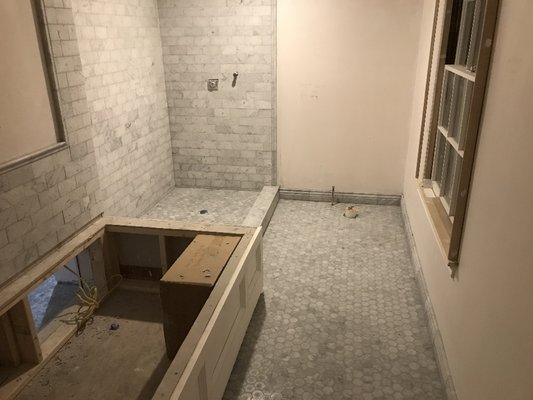 Bathroom tile