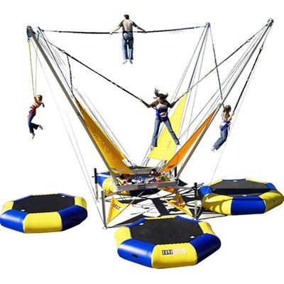 4 Station Bungee Trampoline for Rent. WOW your guests with this fun attraction