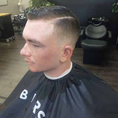 Mid fade combover done by Jstylz