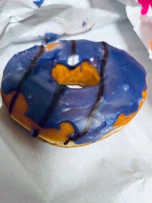 Frosted donut ... representing the Baltimore Ravens