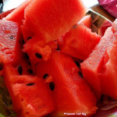 Seeded Black Diamond Watermelon.