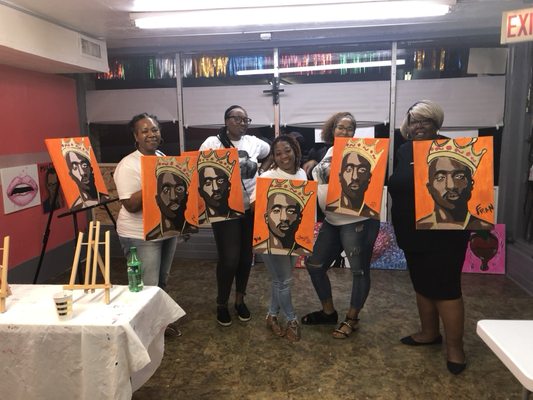 TUPAC Paint and Sip!