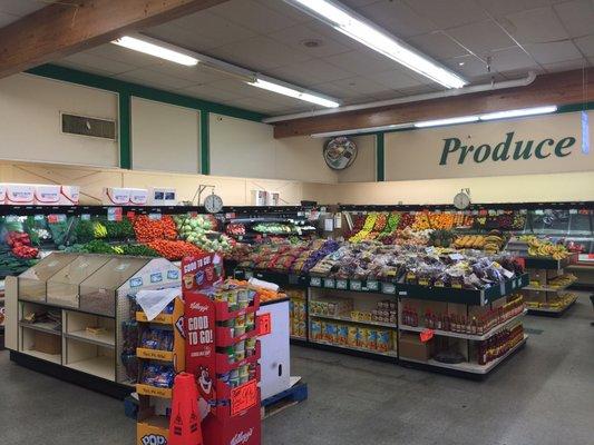 Produce department that's always fully stock for you to choose from