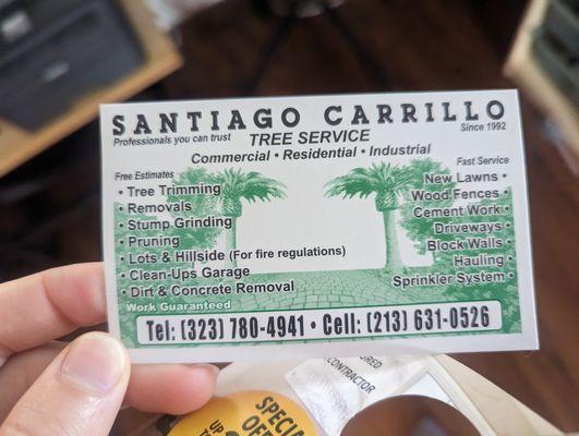 Carrillo's Tree Service